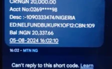 Nelfund payment screenshot proof