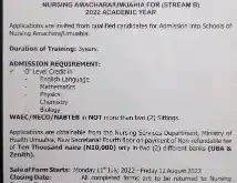 Abia School of Nursing Umuahia Form