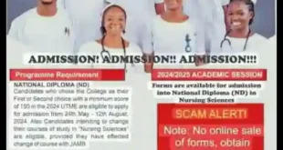 Cross River State College of Nursing Sciences Obudu Post UTME Form