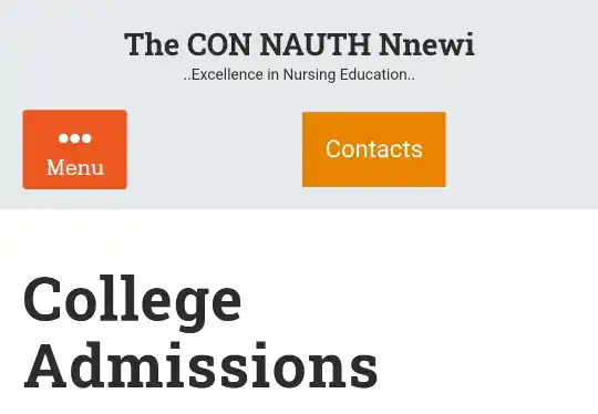 College of Nursing at Nnamdi Azikiwe University Teaching Hospital form