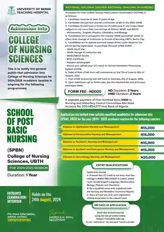 UBTH College of Nursing Sciences