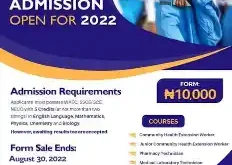 Mercy College of Nursing, Ido-Osun, Osogbo admission form