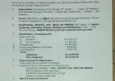 Akwa Ibom State Schools of Nursing Admission Form