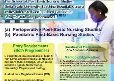 Delta State University Teaching Hospital Oghara admission form