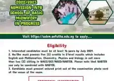 School of Basic Midwifery, Alex Ekwueme Federal University Teaching Hospital Abakaliki admission form