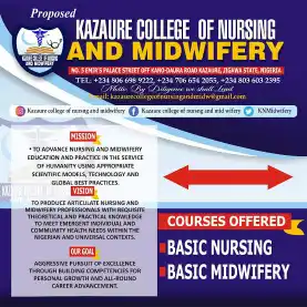 College of Nursing Sciences Kazaure admission form