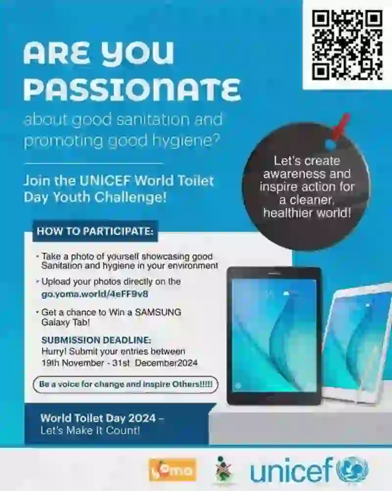 Win Free Galaxy Tablets in UNICEF Hygiene Challenge 2024